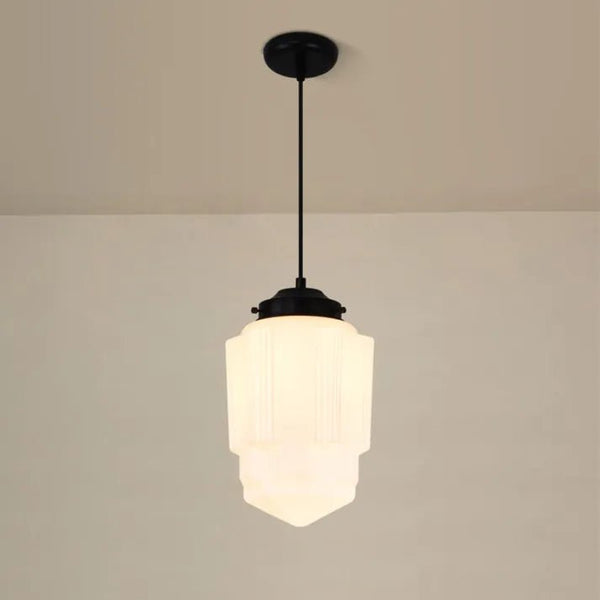 Orbita - Vintage-Pendelleuchte aus mattiertem Glas