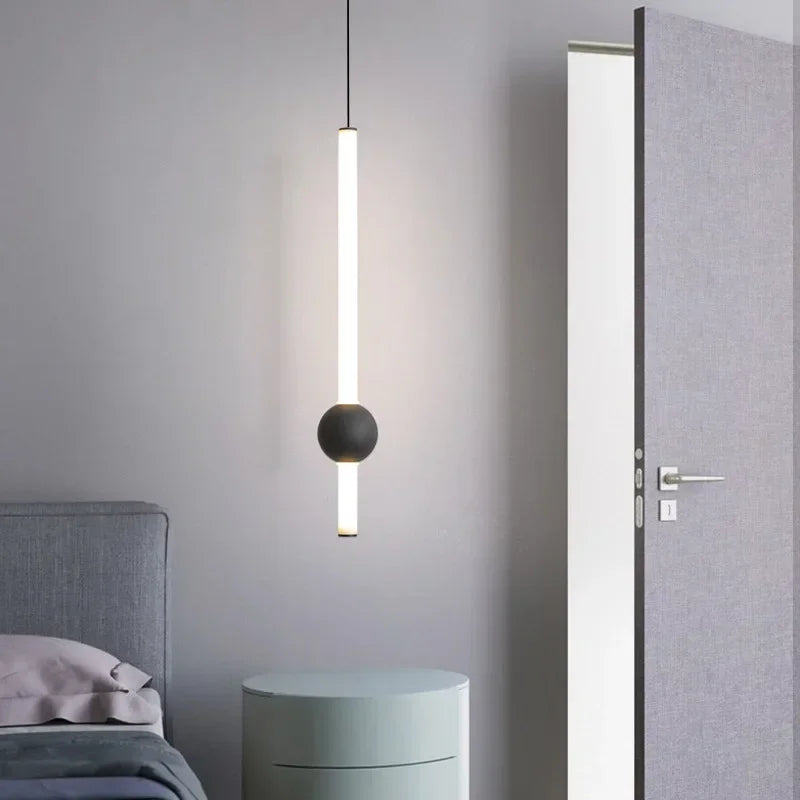 Geometrische - LED-Pendelleuchte aus Metall