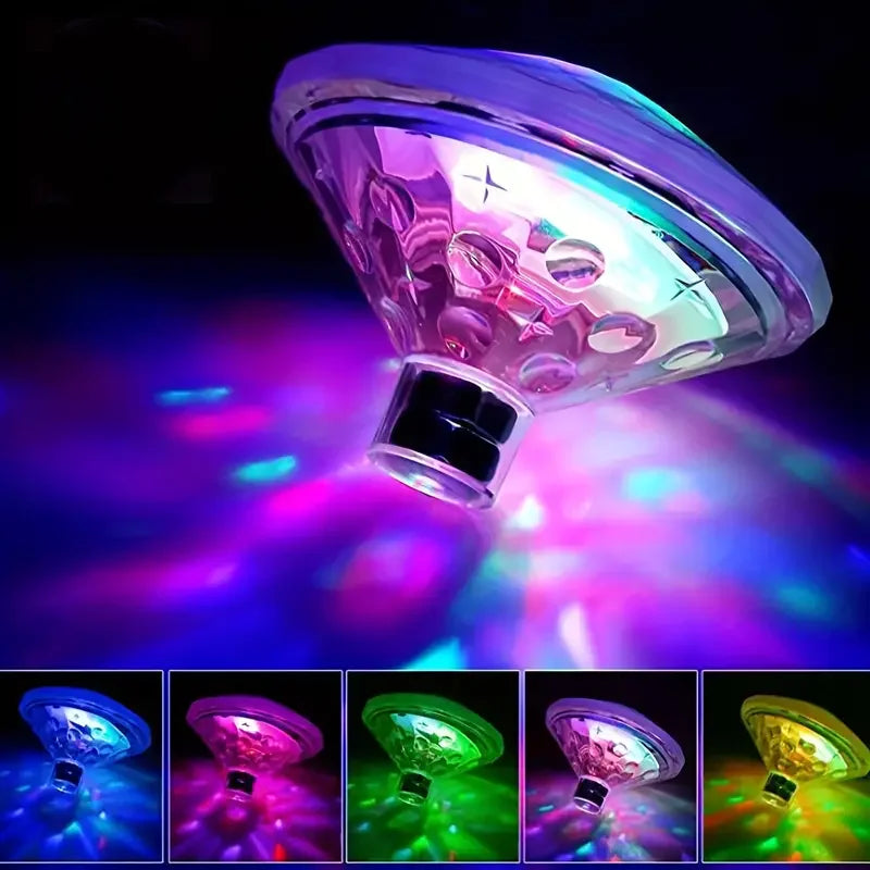 Schwimmende - RGB-Discoleuchte IP68 für Pool & Badewanne