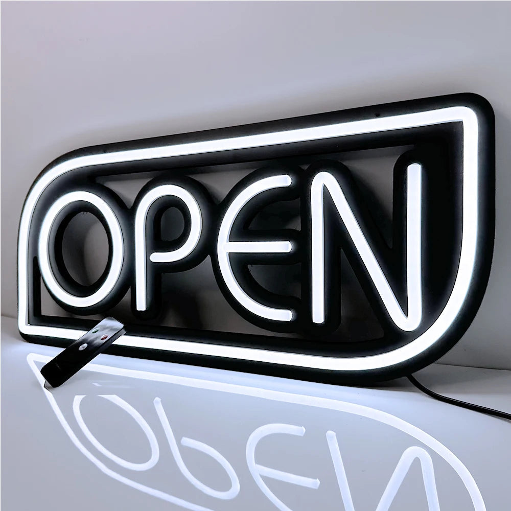 Neon-Schild - OPEN mit ultraheller LED