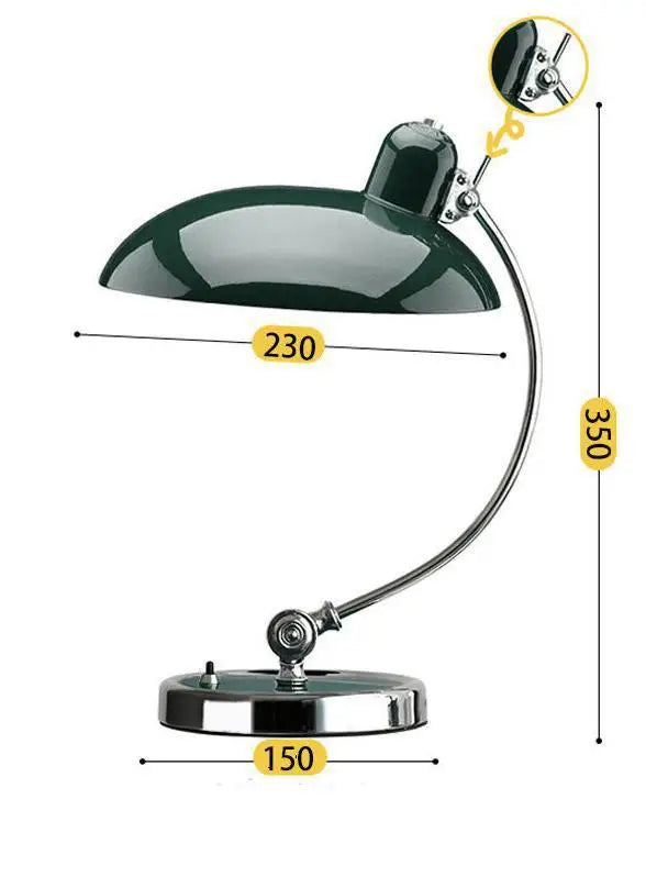 Nestor - Schreibtischlampe mit E27-LED-Leuchtmittel im