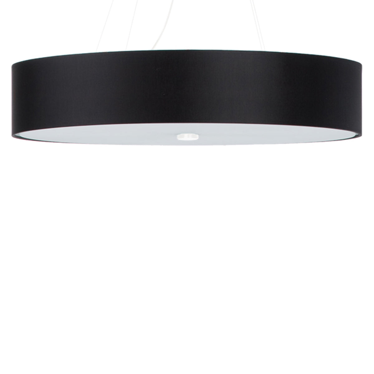 Plafona - Schwarzer Kronleuchter, 70 cm (6x E27), aus