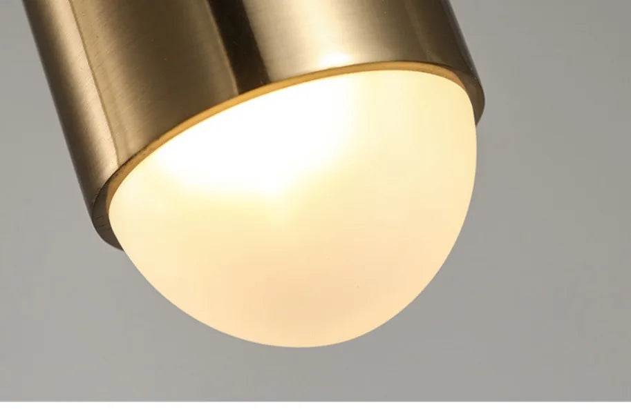 Aurela - Goldene LED-Pendelleuchte AUREA