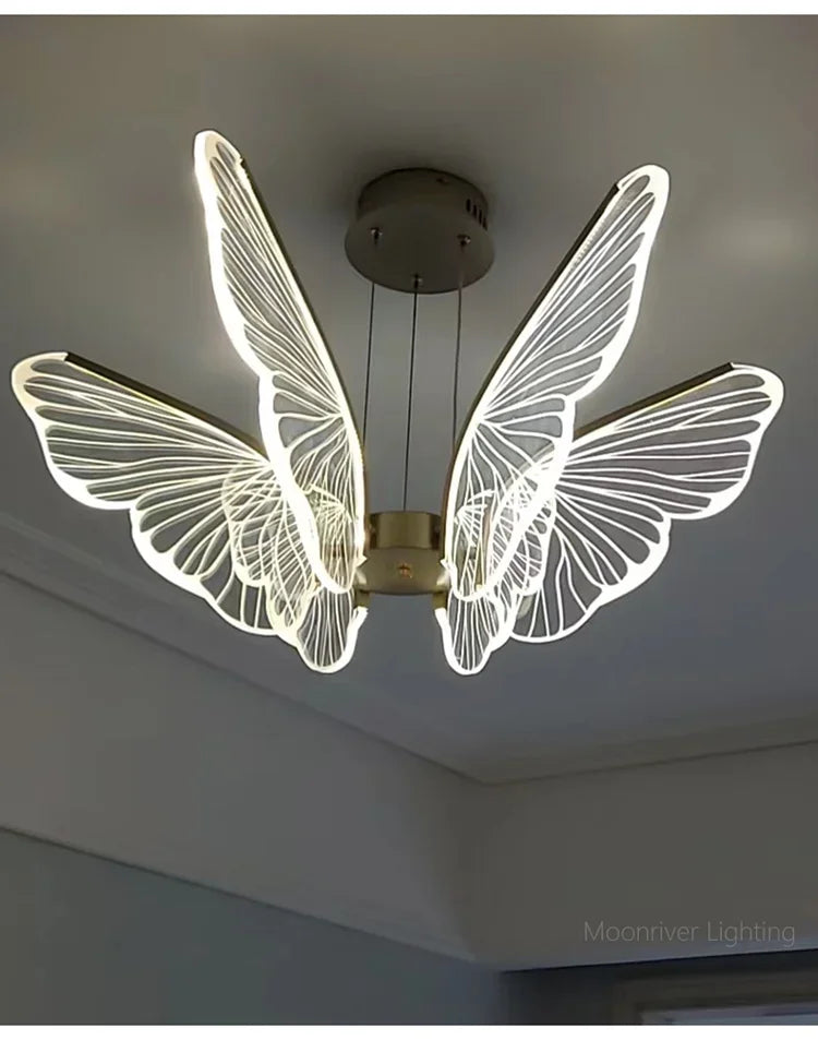 Nimbus - LED-Schmetterlings-Pendelleuchte, dimmbar