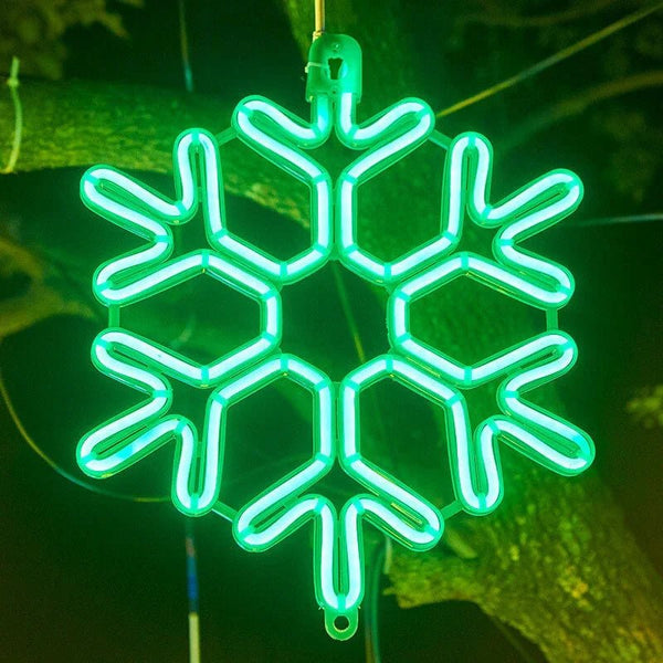 Natura - LED-Schneeflockenlicht für den Außenbereich