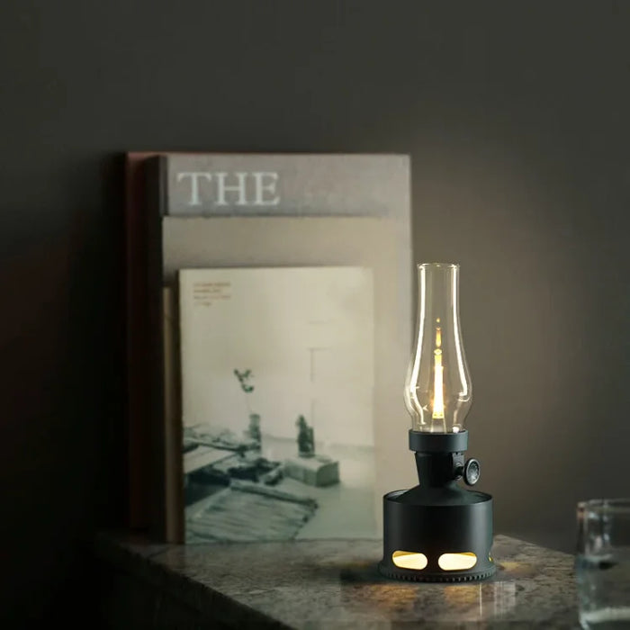 Nestor - Vintage LED-Laterne aus Aluminium & Glas