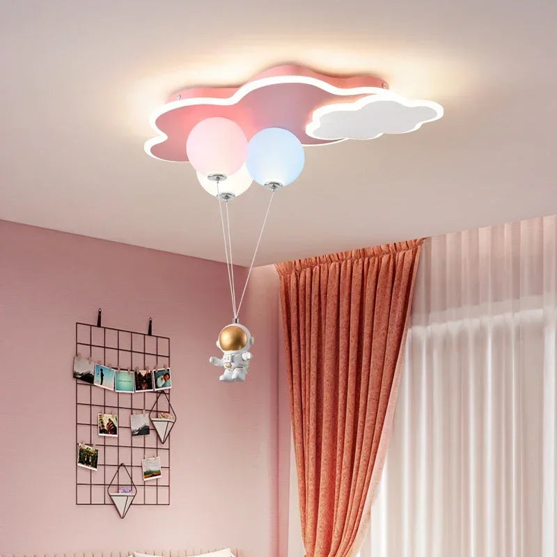 Astronaut - Kinderzimmer-Hängeleuchte Astronaut & Wolke