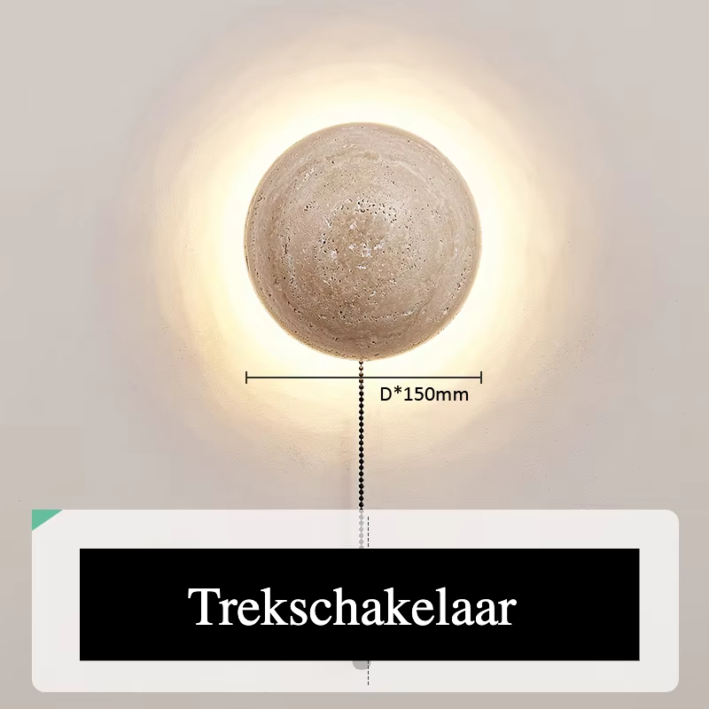Mureto - Wabi-Sabi-Marmor-Wandleuchte
