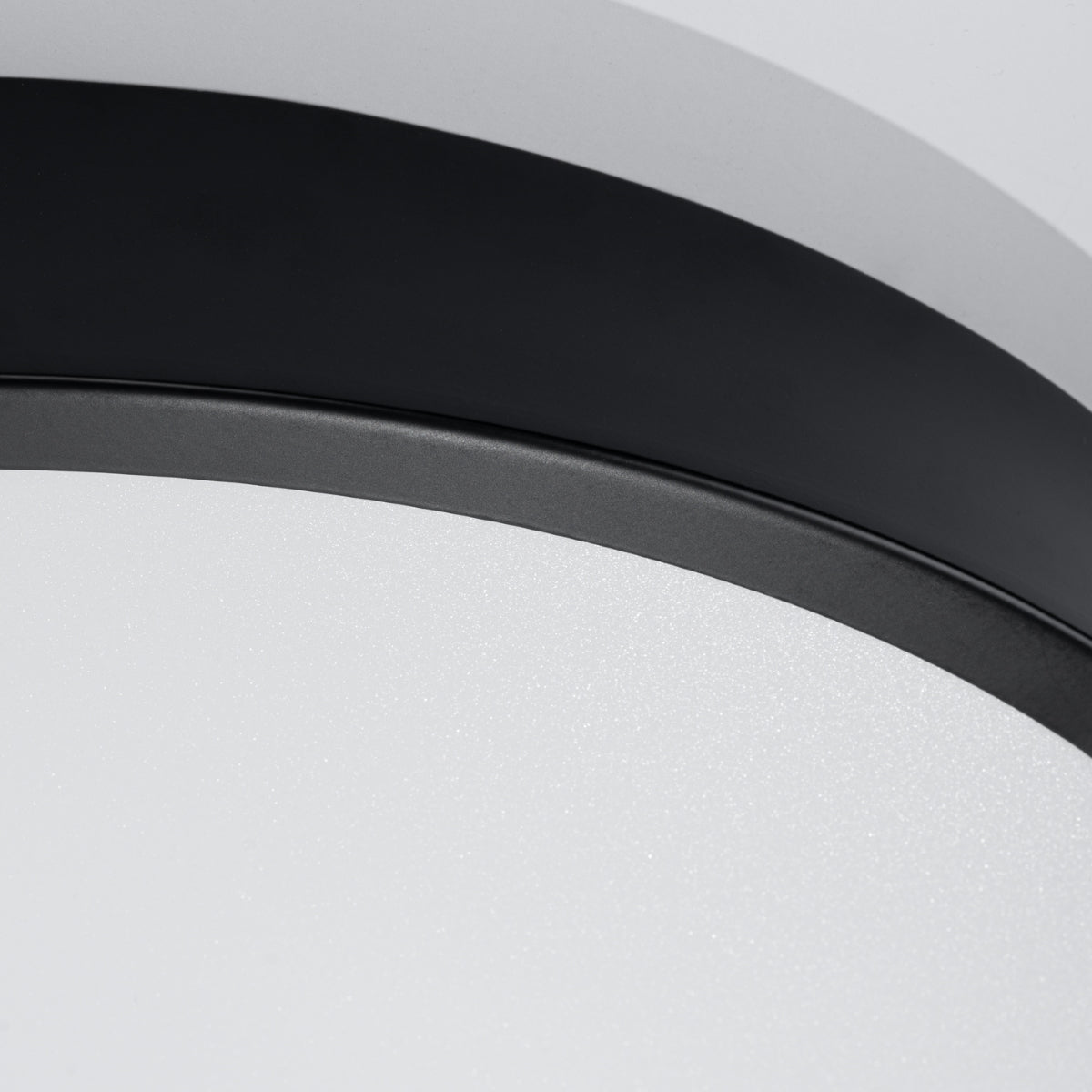 ONYX - Deckenleuchte Ø40 cm, schwarze LED 3000K