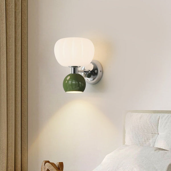 Luara - Moderne LED-Wandleuchte, cremefarbenes Harz