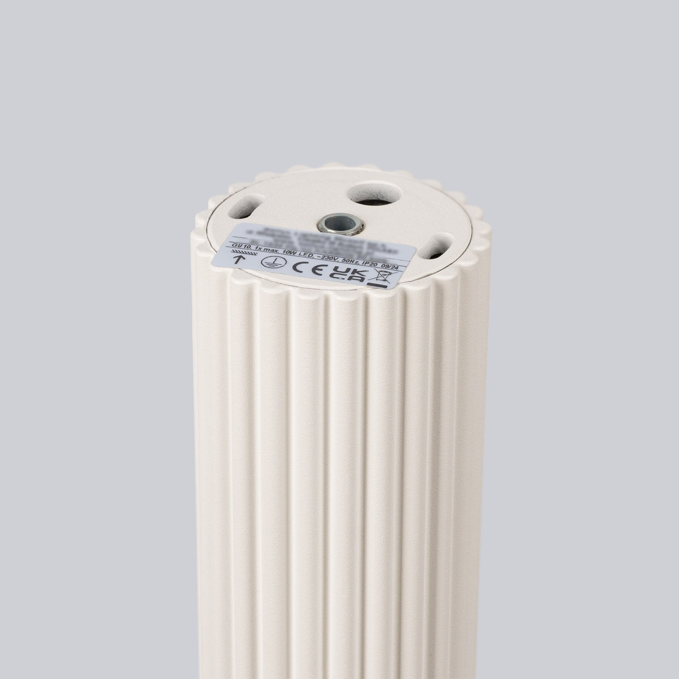 Plafona - Beige Deckenleuchte, hoher Röhrenstrahler