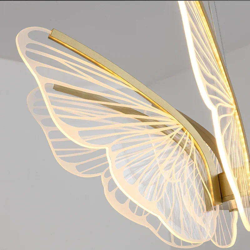 Nimbus - LED-Schmetterlings-Pendelleuchte, dimmbar