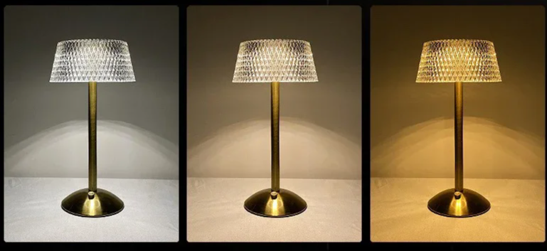 Desko - LED-Nachtlicht aus Glas, berührungsgesteuert