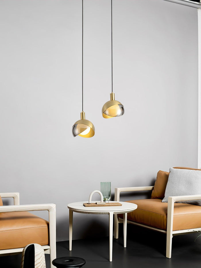 Solara - Metall Pendelleuchte mit Glas