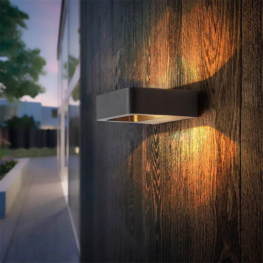 Terraza - Außenwandleuchte IP65, Aluminium