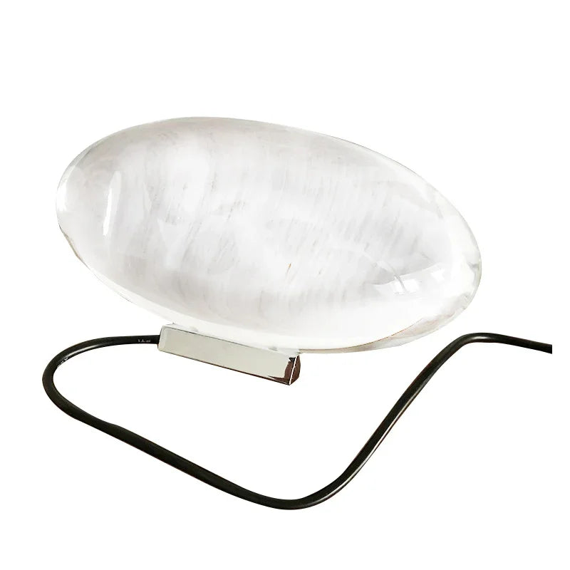 Mesalux - LED-Tischleuchte mit Kristallglas, USB