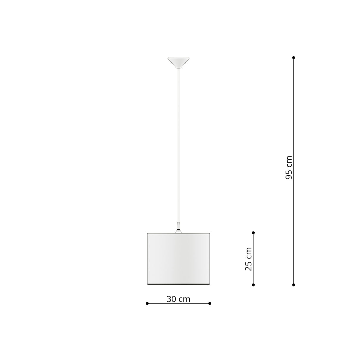 Celira - Kinderzimmer-Hängeleuchte, 30 cm, mehrfarbig mit
