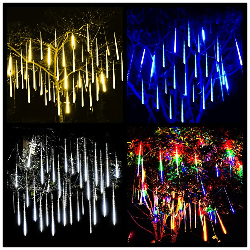 LUMIMETEOR - Solar-LED-Meteorduschenleuchte LUMIMETEOR IP65