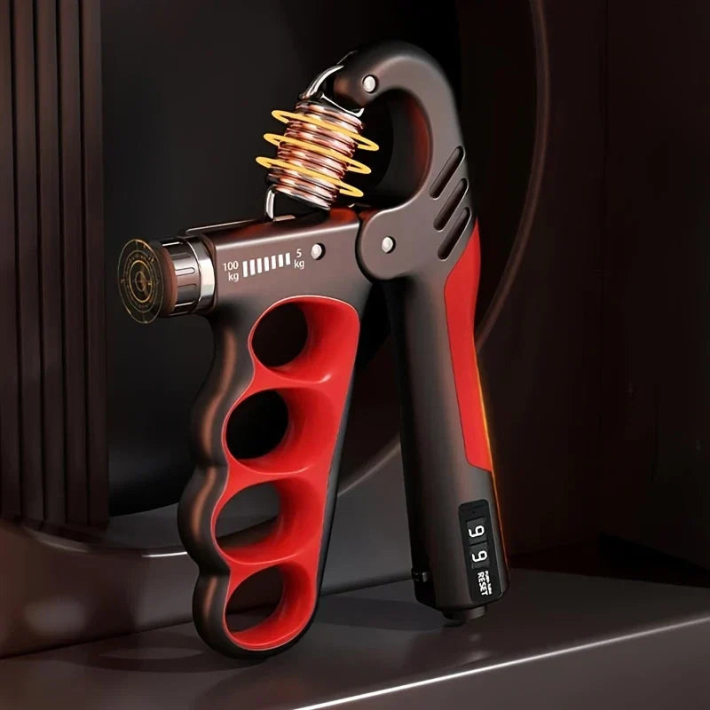 GripForge - Einstellbarer Handgriff-Stärker mit mechanischem Wiederholungszähler
