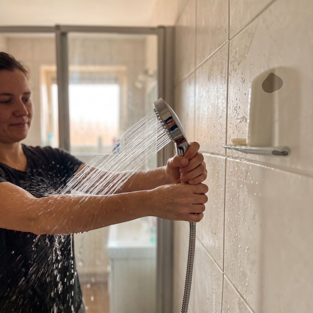Velmara – Große Handbrause mit 3 Sprühfunktionen