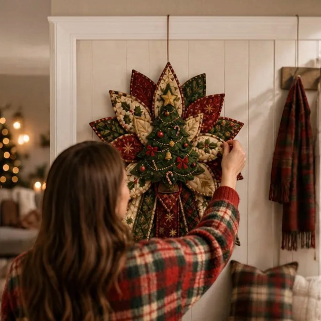 Wreathcraft - DIY Weihnachtskranz Nähset für die Tür
