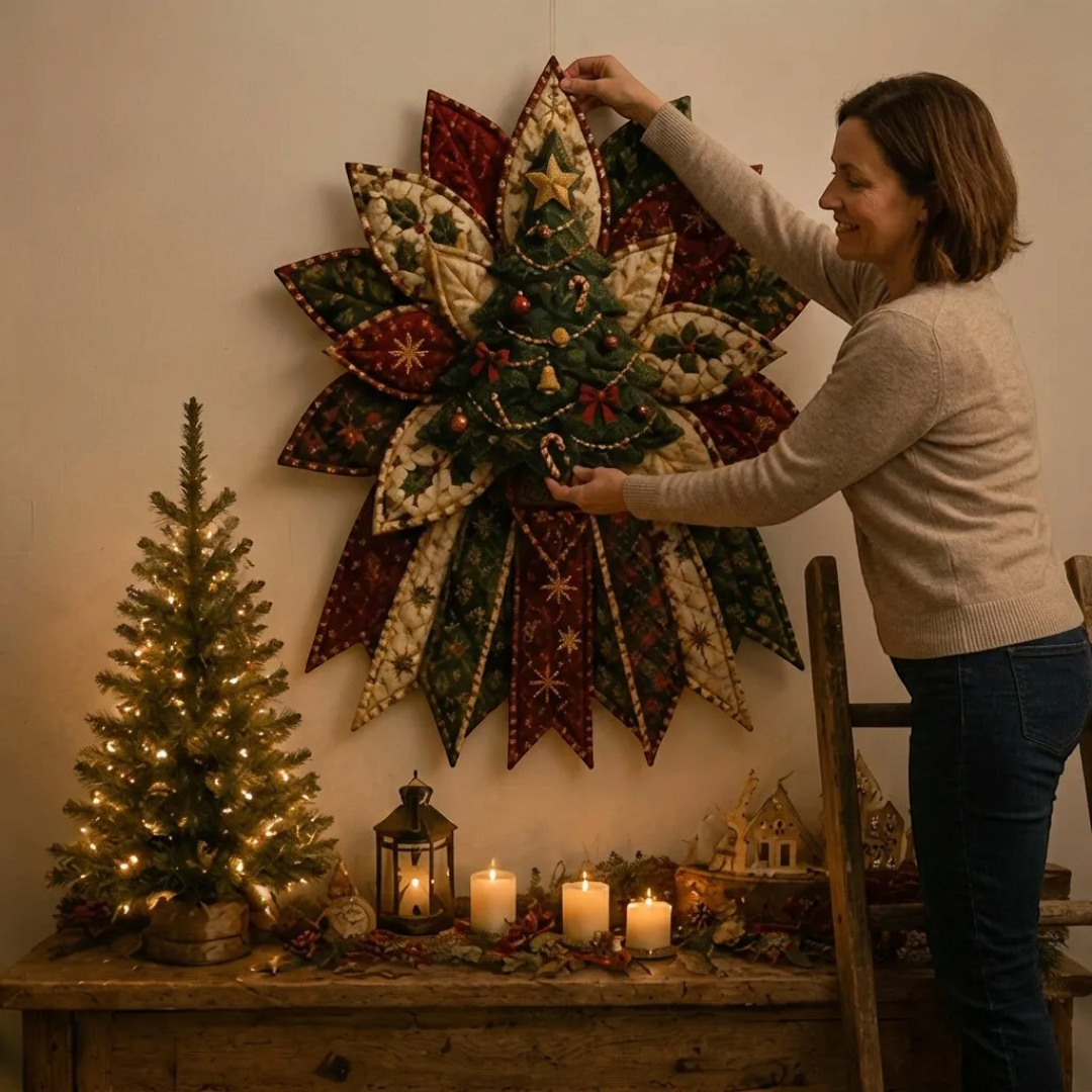 Wreathcraft - DIY Weihnachtskranz Nähset für die Tür