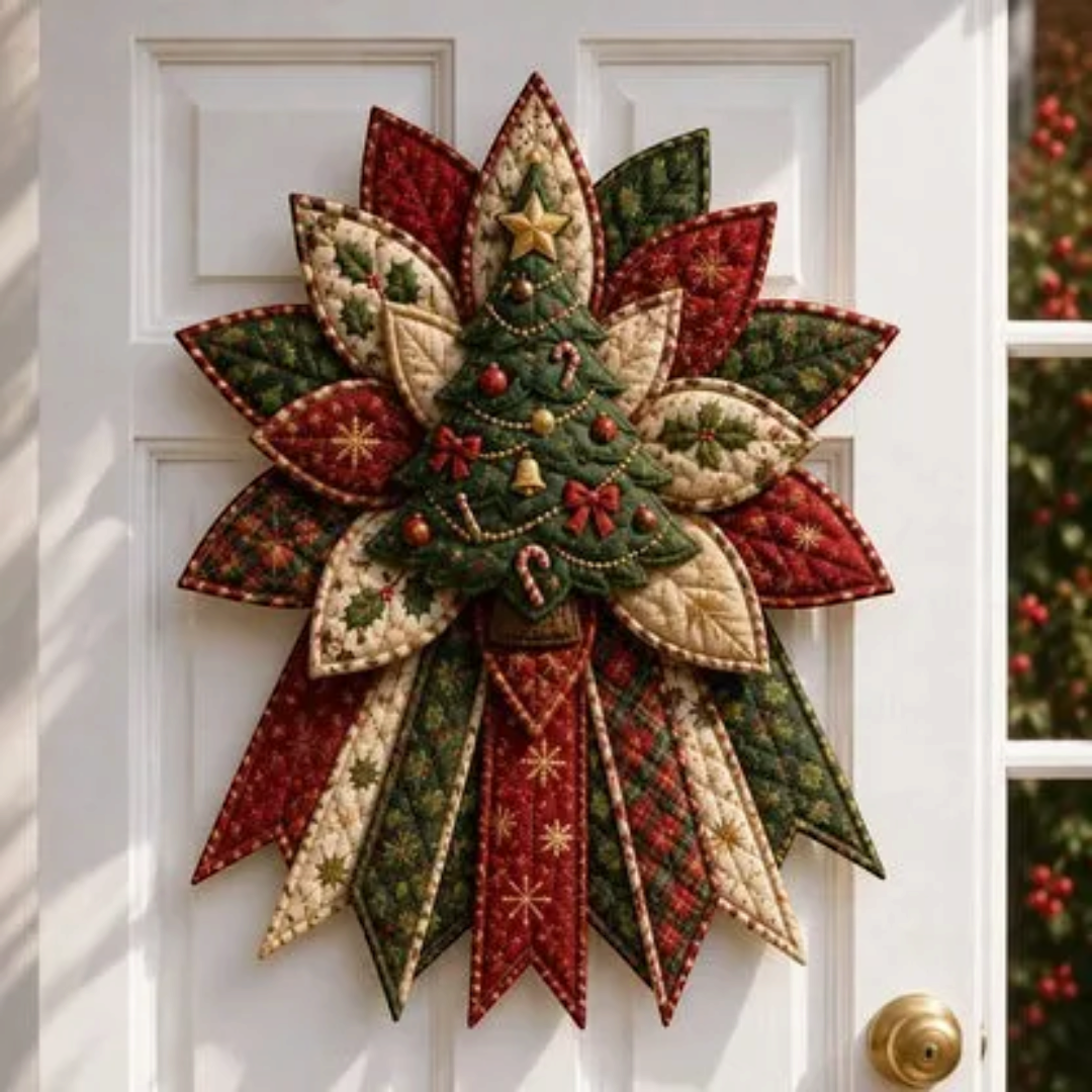 Wreathcraft - DIY Weihnachtskranz Nähset für die Tür