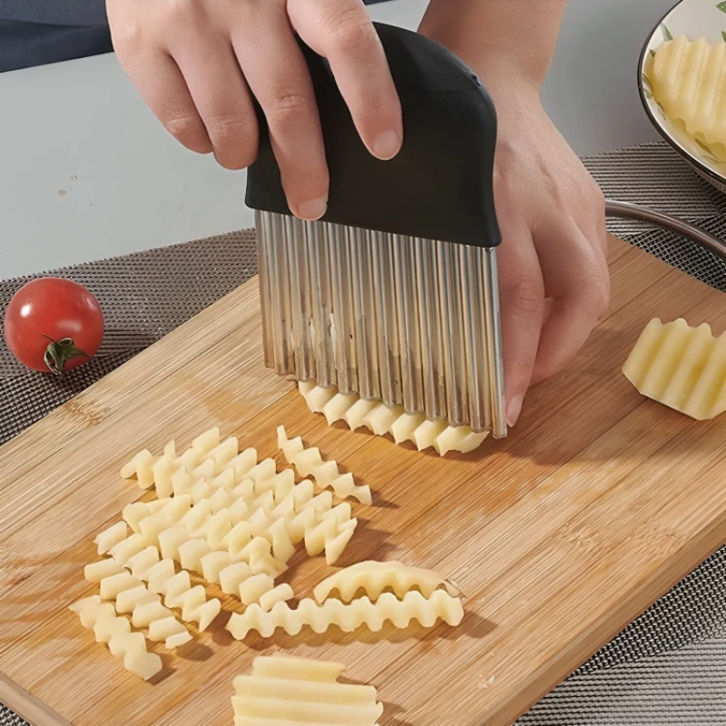 WaveSlice - Edelstahl-Wellenschneider für Gemüse