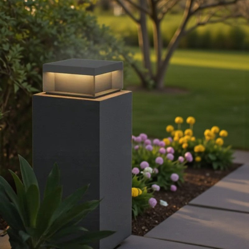 Solarbetriebene Pollerleuchte für Außenbereiche für Umweltfreundliche Beleuchtung