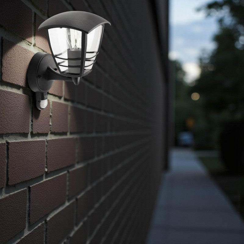 Außenwandleuchte mit Bewegungssensor und Aluminiumrahmen für Hausbeleuchtung