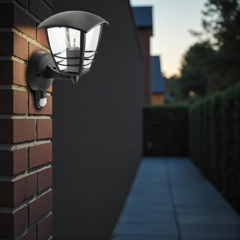 Außenwandleuchte mit Bewegungssensor und Aluminiumrahmen für Hausbeleuchtung