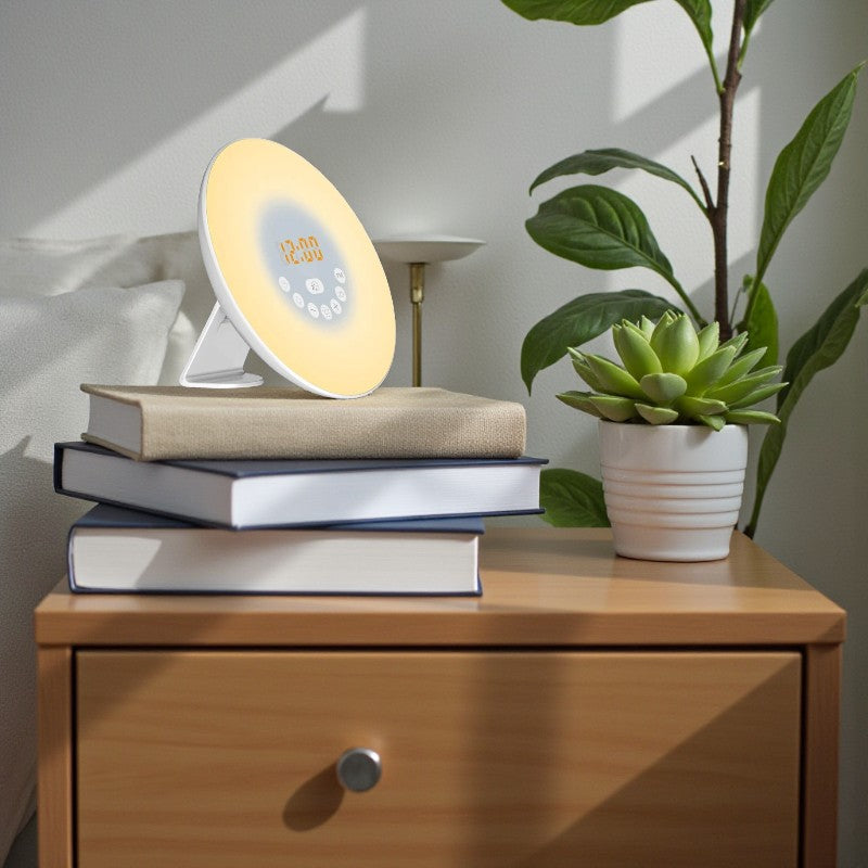 Wecker mit Sonnenaufgangssimulation und Stimmungslicht für Sanftes Aufwachen
