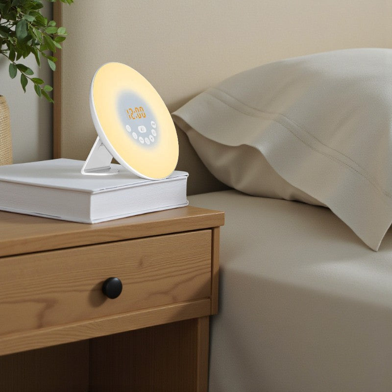 Wecker mit Sonnenaufgangssimulation und Stimmungslicht für Sanftes Aufwachen