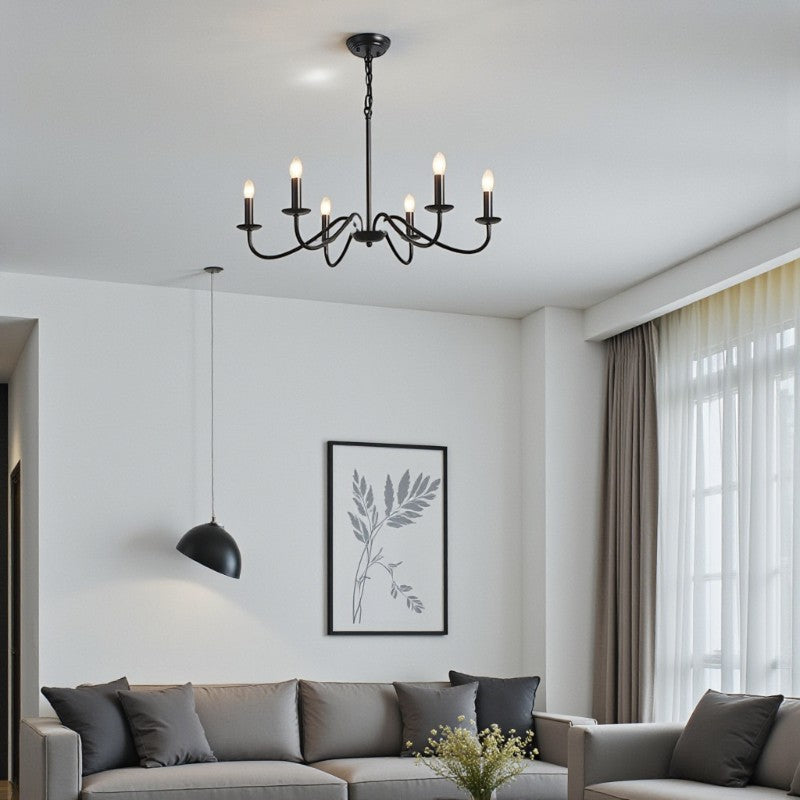 LED Hängeleuchte für Innenräume mit mehreren Glühbirnen für Ambientebeleuchtung