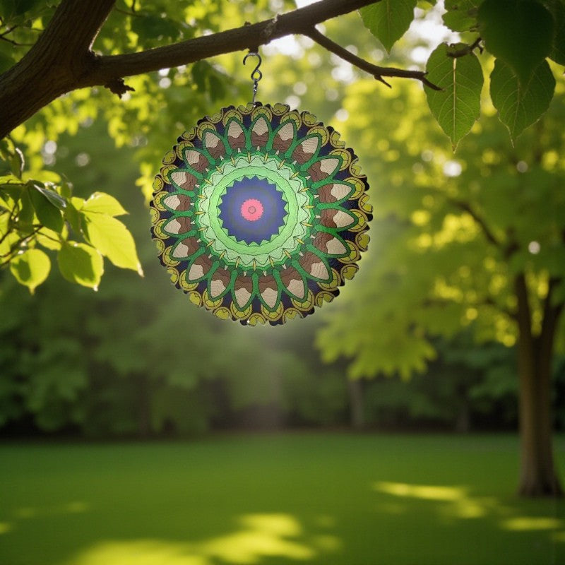Outdoor Deko-3D-Windspinner mit Hänge Design