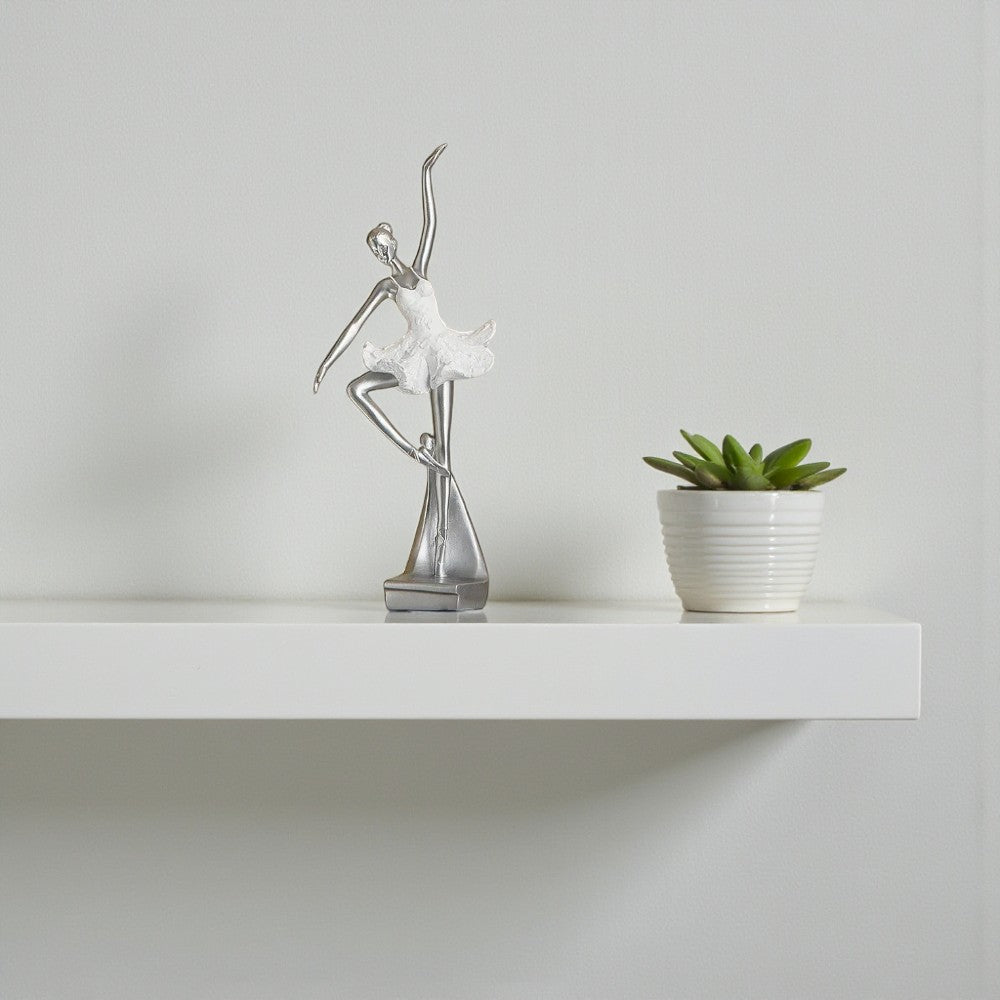 Balletttänzerin-Figur für moderne Wohn- und Bürodekoration mit künstlerischer Eleganz