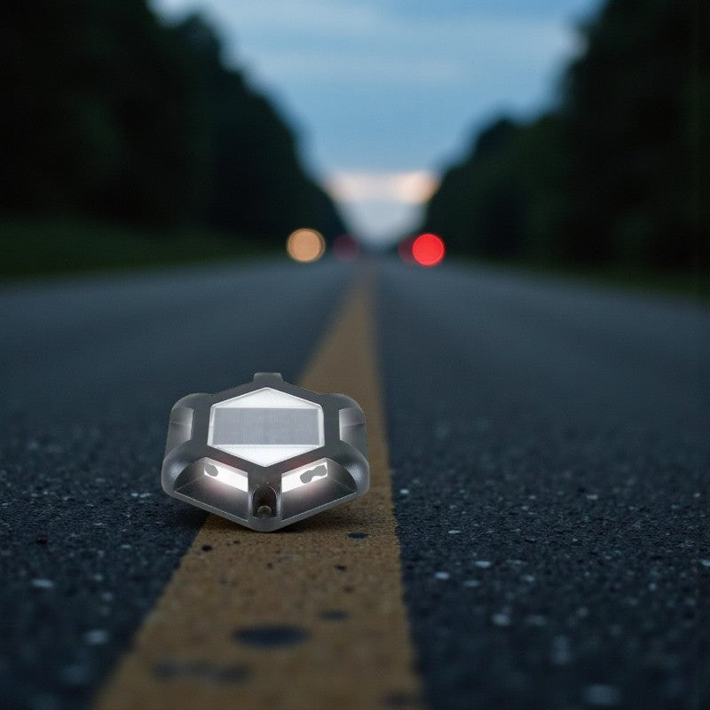 Moderne Solarbetriebene LED-Bodenleuchte für Außenwege zur Beleuchtung