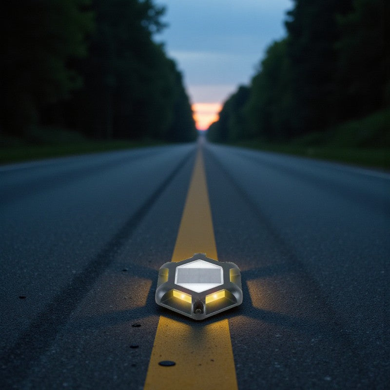 Moderne Solarbetriebene LED-Bodenleuchte für Außenwege zur Beleuchtung