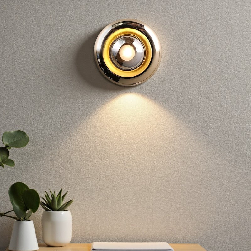 LED-Wandleuchte mit runder Form für elegante Innenraum-Stimmungsbeleuchtung