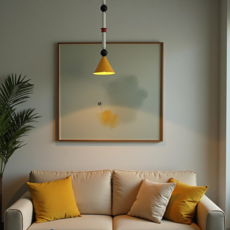 Moderne Pendelleuchte mit Einstellbarer Länge für Wohnzimmerbeleuchtung