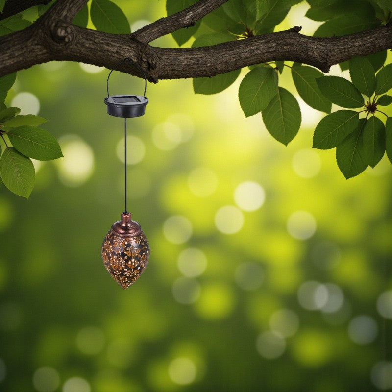 Moderne Solarbetriebene Hängende Gartenleuchte für Außenatmosphäre