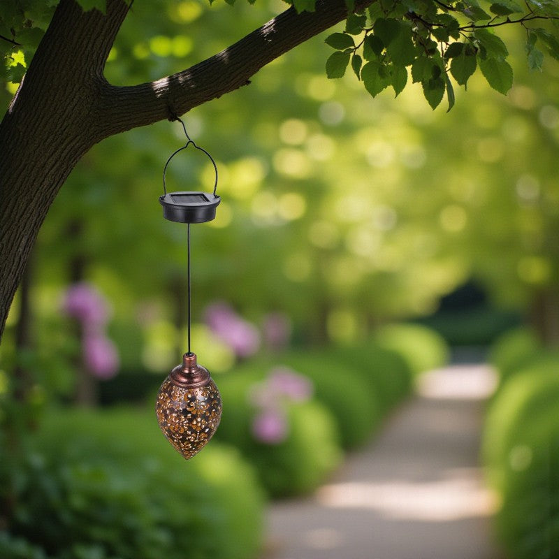 Moderne Solarbetriebene Hängende Gartenleuchte für Außenatmosphäre