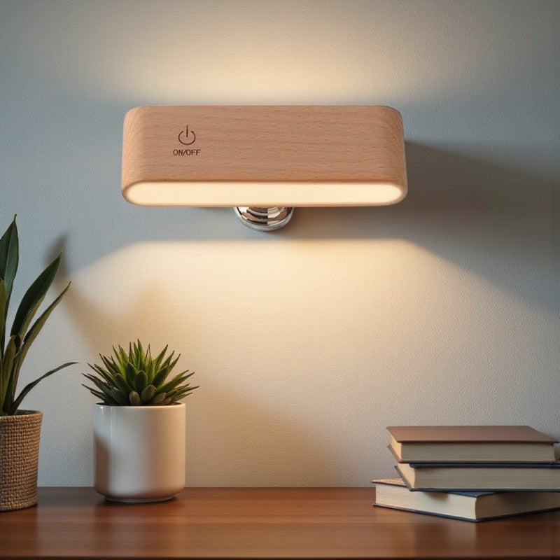 LED-Wandleuchte mit wiederaufladbarem Akku und verstellbarem Design für Innenbeleuchtung