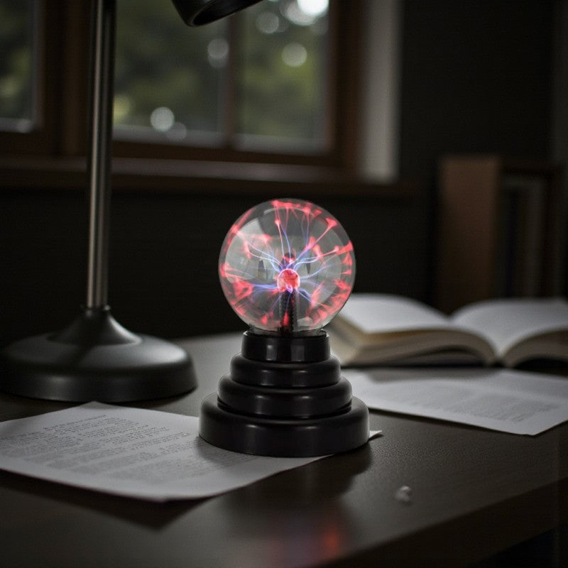 Statische Ionen-Glaskugel LED-Nachtlicht mit USB-Stromversorgung und stimmungsvollem Leuchten