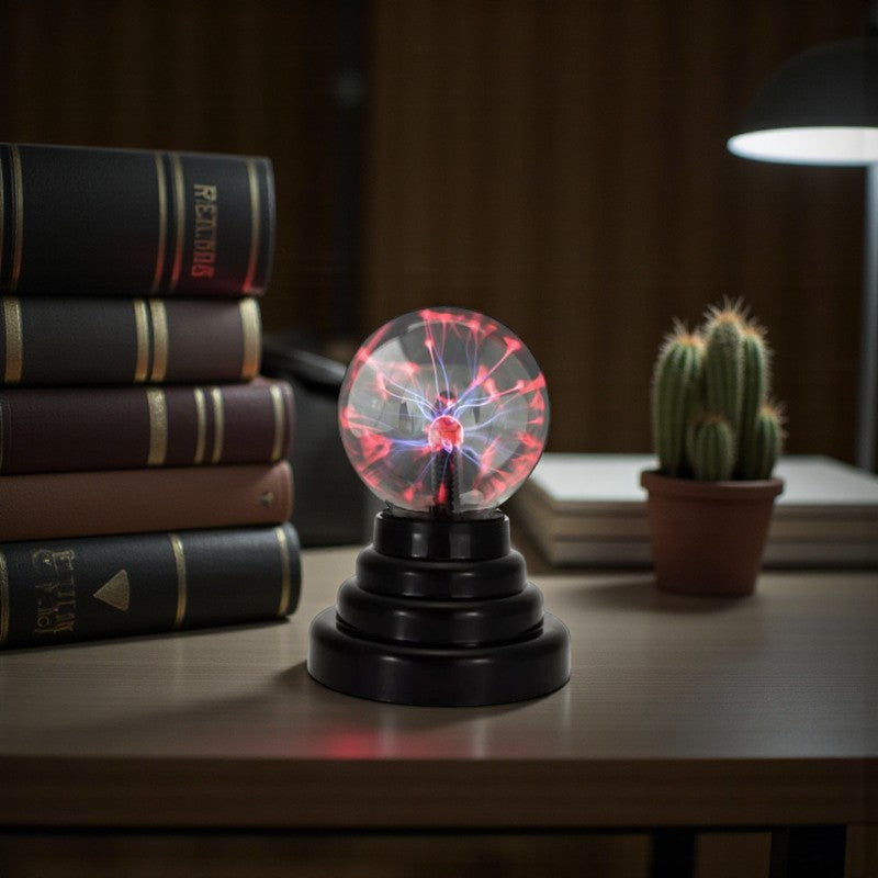 Statische Ionen-Glaskugel LED-Nachtlicht mit USB-Stromversorgung und stimmungsvollem Leuchten