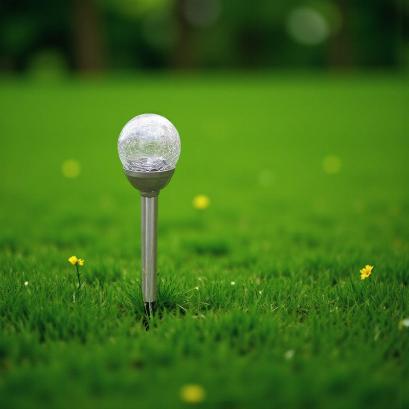 Solarbetriebene LED-Gartenlampe mit langlebiger Edelstahlkonstruktion