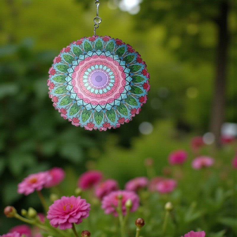 Outdoor Deko-3D-Windspinner mit Hänge Design