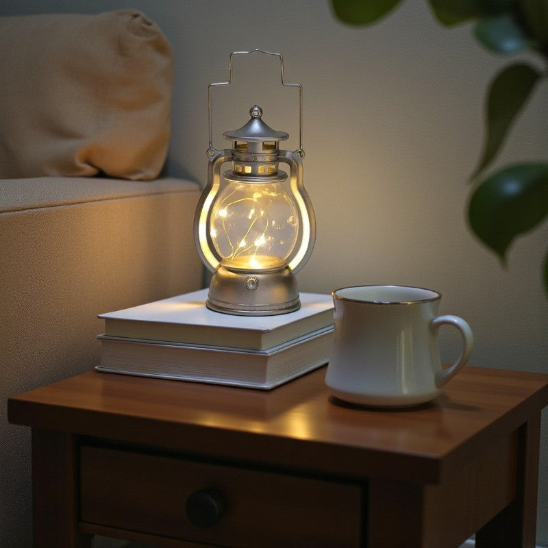 Tragbare Laterne mit Griff für Innen- und Außenbeleuchtung