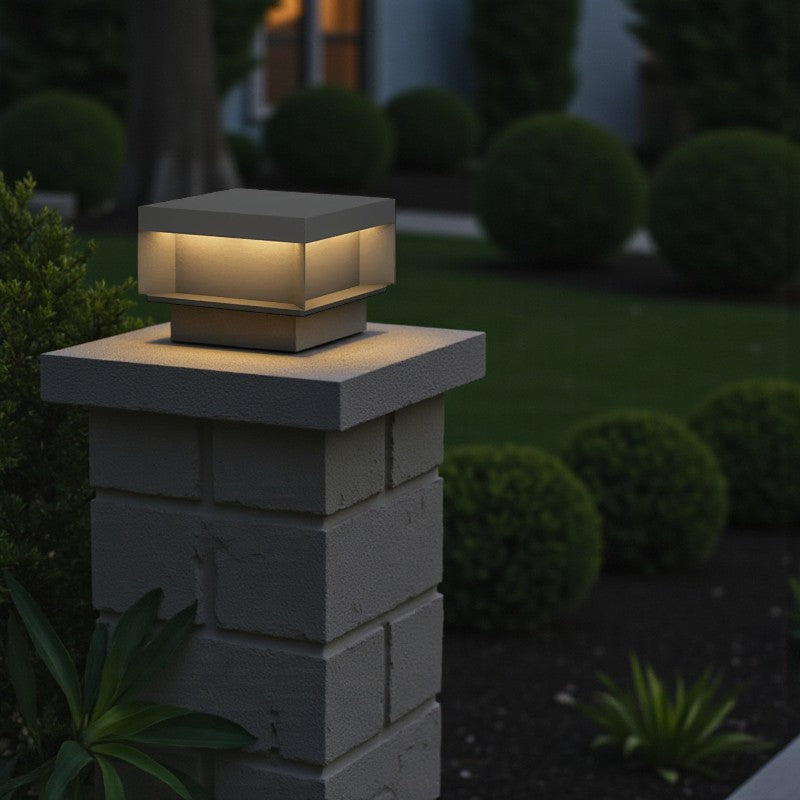 Solarbetriebene Pollerleuchte für Außenbereiche für Umweltfreundliche Beleuchtung