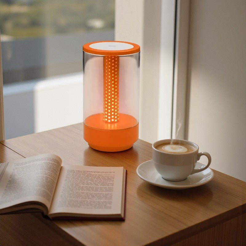 USB-aufladbare LED-Tischlampe mit einstellbarer Helligkeit für Stimmungsbeleuchtung